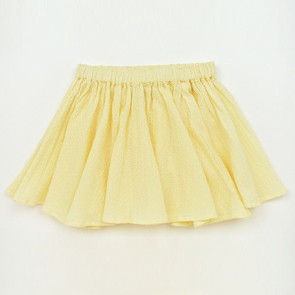 オーガニックコットン キッズ クレープ スカート