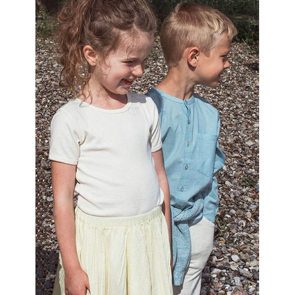 オーガニックコットン キッズ クレープ スカート