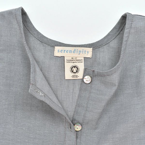 オーガニックコットン キッズ ノースリーブワンピース