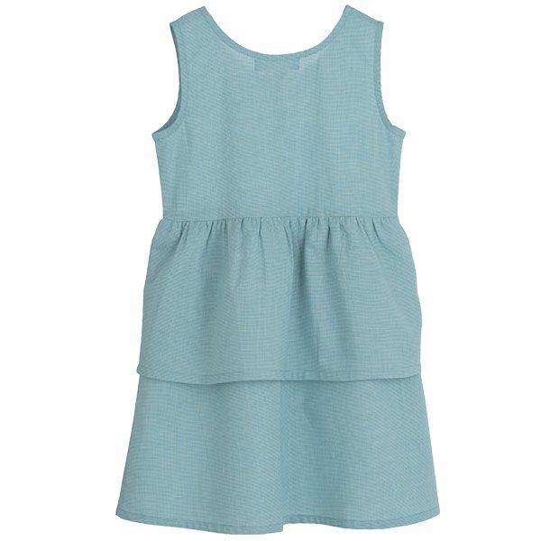 オーガニックコットン キッズ ノースリーブワンピース