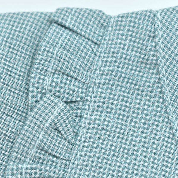 【SALE／50%OFF】オーガニックコットン キッズ フリル付きブラウス（半袖）