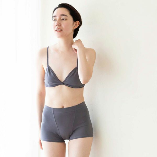 オーガニックコットン ストレッチ レディースボクサーショーツ