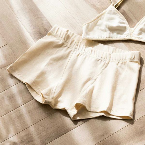 オーガニックコットン ストレッチ レディースボクサーショーツ