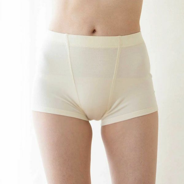 オーガニックコットン ストレッチ レディースボクサーショーツ