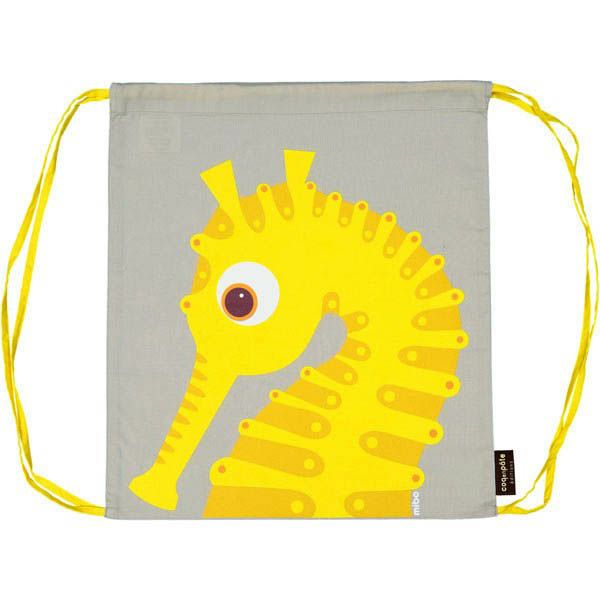 【SALE／30%OFF】 オーガニックコットン 【MIBO】ナップザック SeaHorse