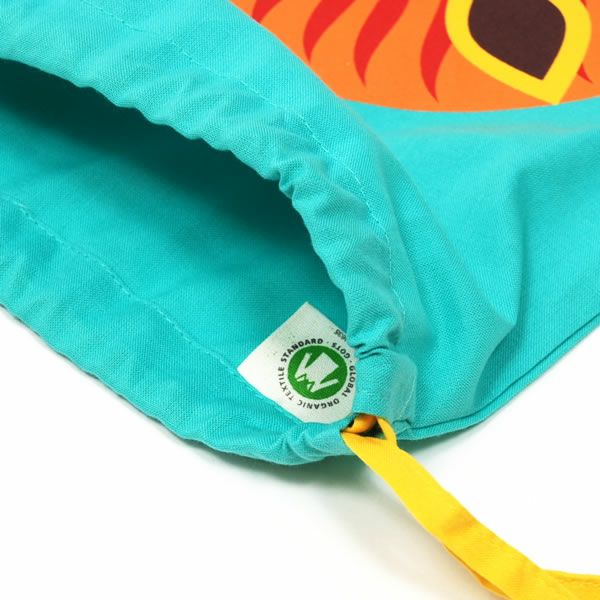 【SALE／30%OFF】 オーガニックコットン 【MIBO】ナップザック SeaHorse