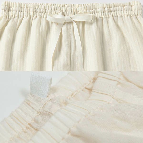 オーガニックコットン メンズヘリンボンパジャマ