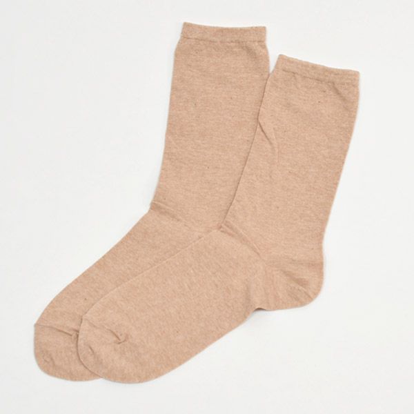 オーガニックコットン プレーンソックス