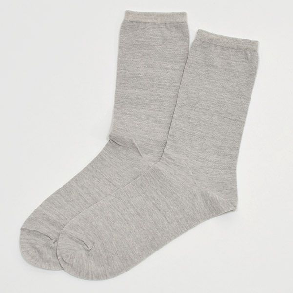 オーガニックコットン プレーンソックス