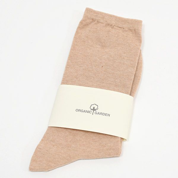 オーガニックコットン プレーンソックス