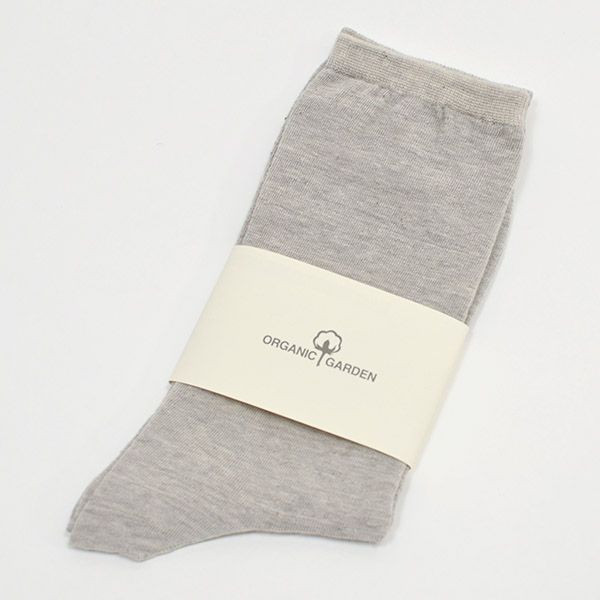 オーガニックコットン プレーンソックス