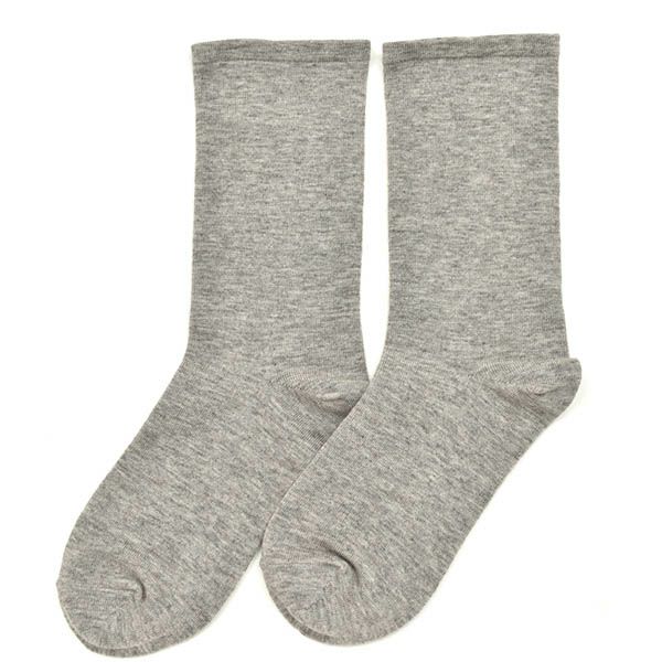 オーガニックコットン ヤク＆スーピマゴムなしソックス
