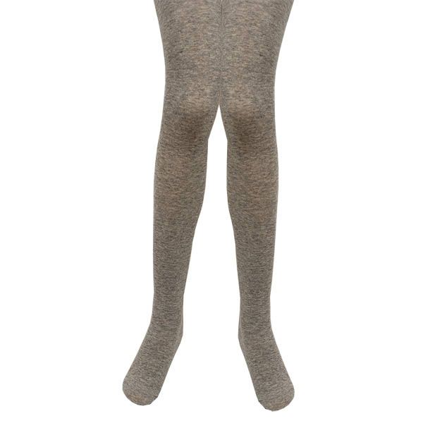 オーガニックコットン ヤク＆スーピマ プレーンタイツ モクグレー M-L