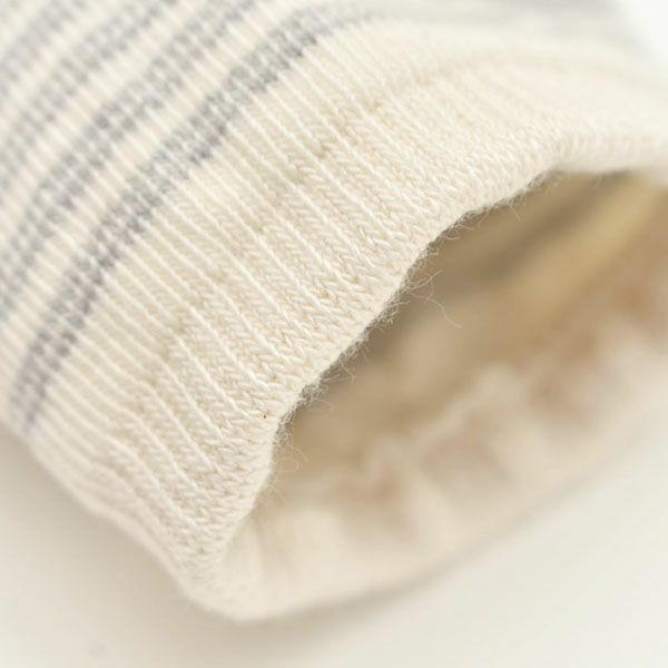 オーガニックコットン ベビー ラインソックス