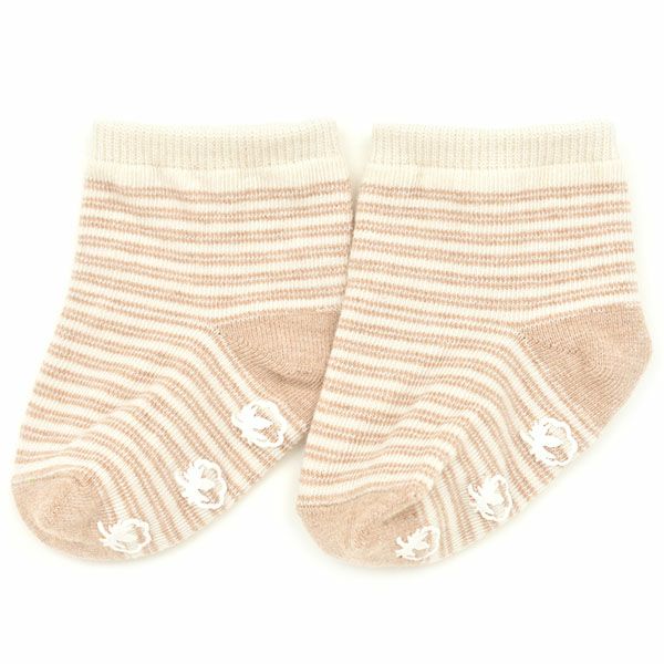 オーガニックコットン ベビー ラインソックス