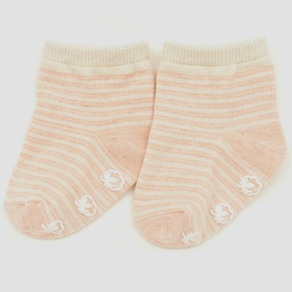 オーガニックコットン ベビー ラインソックス