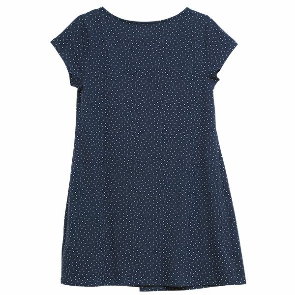 オーガニックコットン 前開きチュニックTessa(半袖)