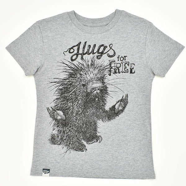 【SALE／50%OFF】オーガニックコットン キッズＴシャツ(半袖) PORCUPINE