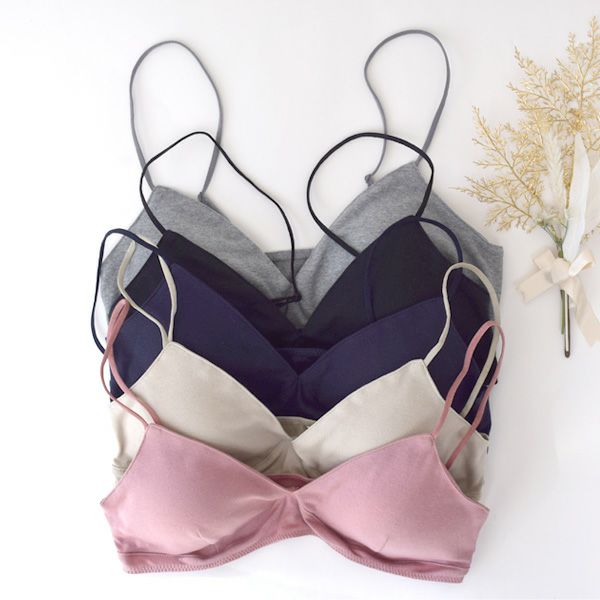 オーガニックコットン シンプルブラ