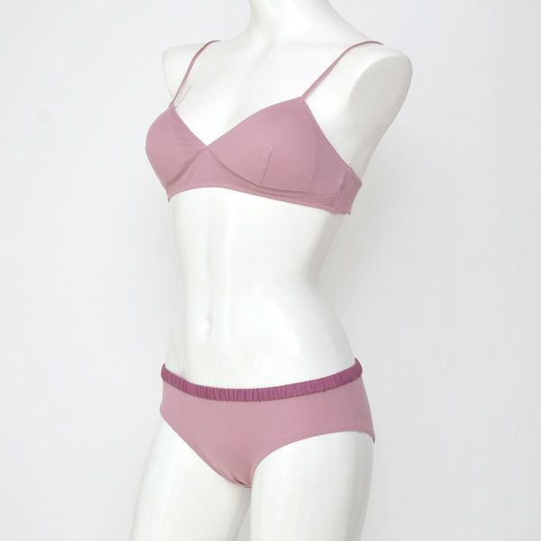 オーガニックコットン 布帛コンビショーツ