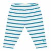 【SALE／50%OFF】オーガニックコットン ベビーボーダーカプリレギンス