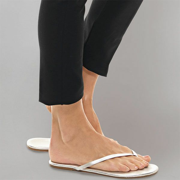 オーガニックコットン アンクルスキニーパンツ