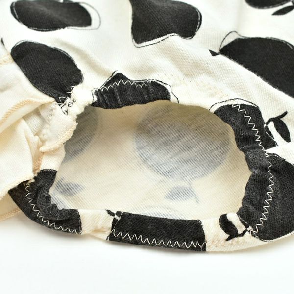 【SALE／70%OFF】オーガニックコットン ベビー B-Apple フリル付きオーバーパンツ