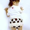 【SALE／70%OFF】オーガニックコットン ベビー B-Apple フリル付きオーバーパンツ