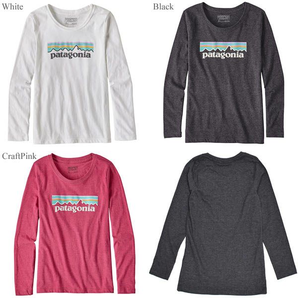 【SALE／50%OFF】オーガニックコットン＆ポリ ガールズ・パステル・P-6 ロゴ・Tシャツ(長袖)