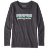 【SALE／50%OFF】オーガニックコットン＆ポリ ガールズ・パステル・P-6 ロゴ・Tシャツ(長袖)