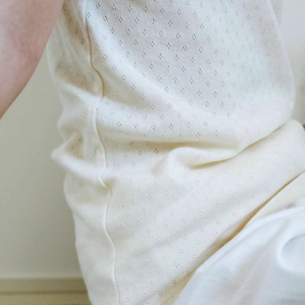 オーガニックコットン 女児エリゼキャミソール 2枚セット