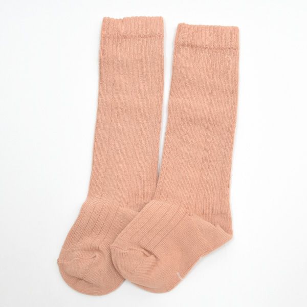 オーガニックコットン ベビー リブハイソックス