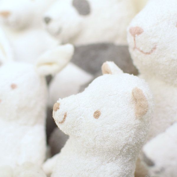 オーガニックコットン くまのぬいぐるみ M