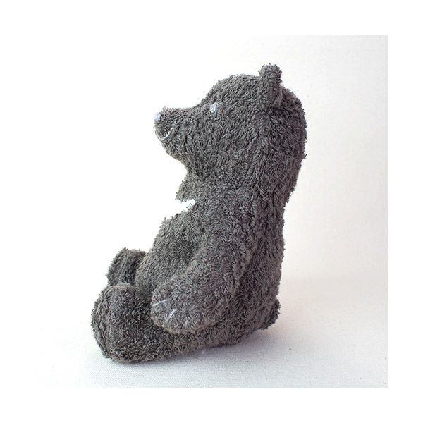 オーガニックコットン 草木染めツキノワグマのぬいぐるみ M