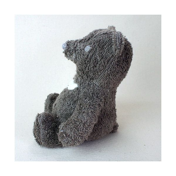 オーガニックコットン 草木染めツキノワグマのぬいぐるみ S