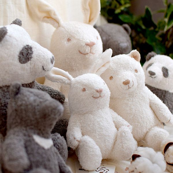 オーガニックコットン うさぎのぬいぐるみ S
