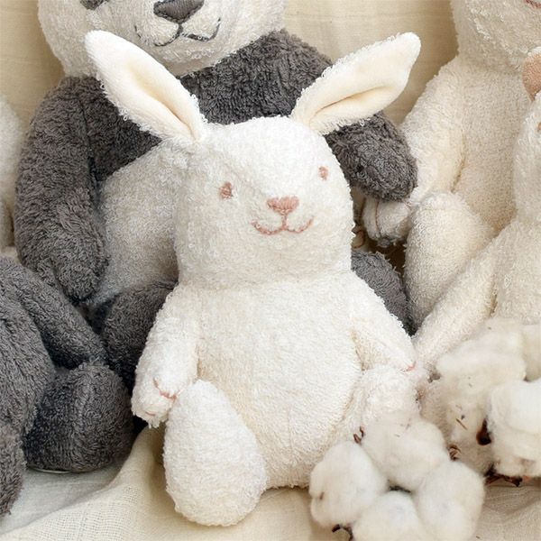 オーガニックコットン うさぎのぬいぐるみ S