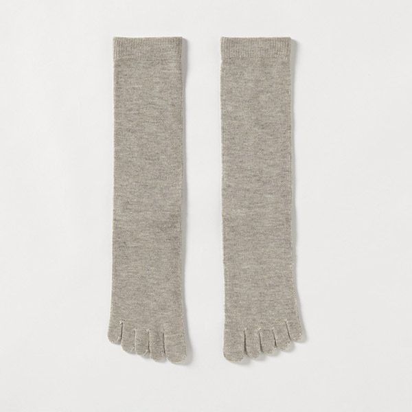 オーガニックコットン&ヤク 5本指ソックス