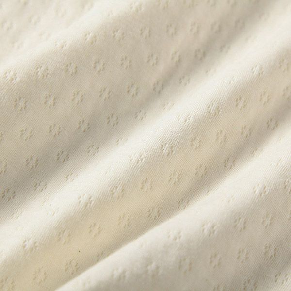 オーガニックコットン エアニット前開きパジャマ ナチュラル M