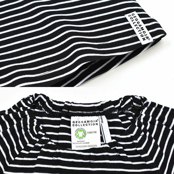 【SALE／50%OFF】オーガニックコットン キッズボーダードレス（長袖）