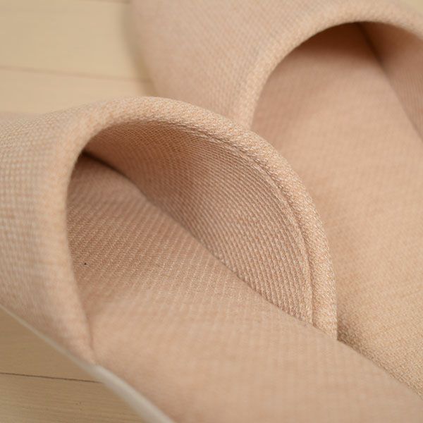 オーガニックコットン ハニカム織りスリッパ