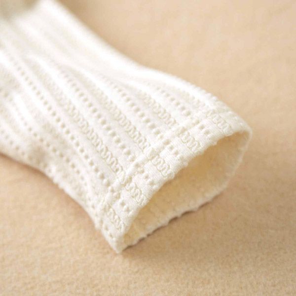 オーガニックコットン ベビー【手編みモチーフ】レーシーニットカーディガン