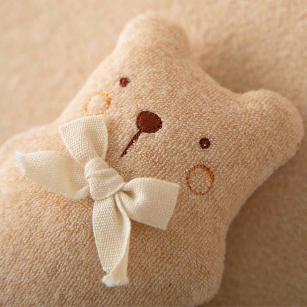 オーガニックコットン ベビー【どうぶつ村】にぎにぎ