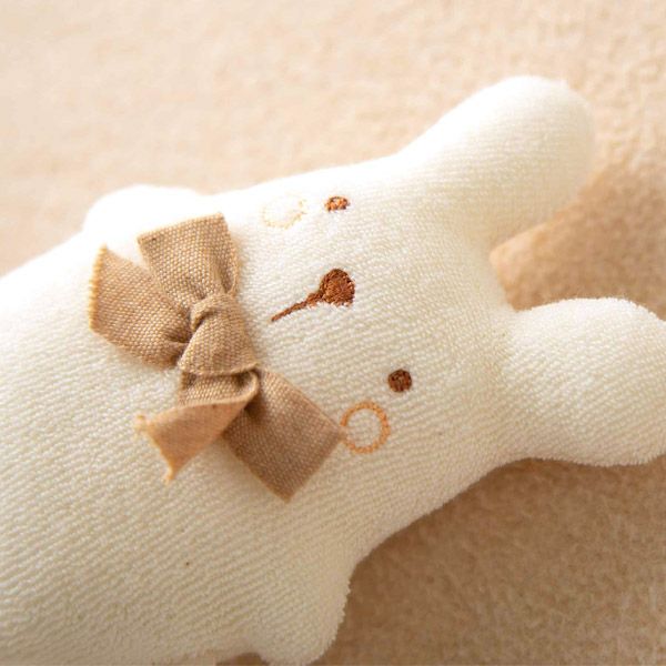 オーガニックコットン ベビー【どうぶつ村】にぎにぎ