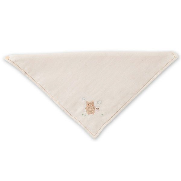 オーガニックコットン ベビー【ママだっこ】ガーゼスタイハンカチ