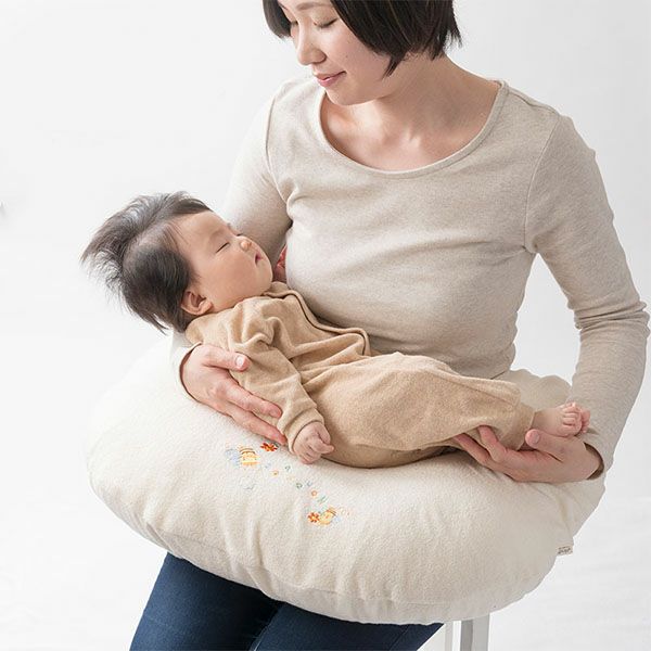 オーガニックコットン 授乳クッション ミツバチ