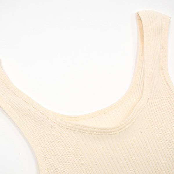 オーガニックコットン ナナリブタンクトップ