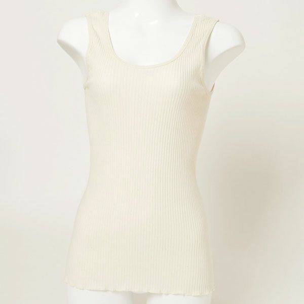 オーガニックコットン ナナリブタンクトップ