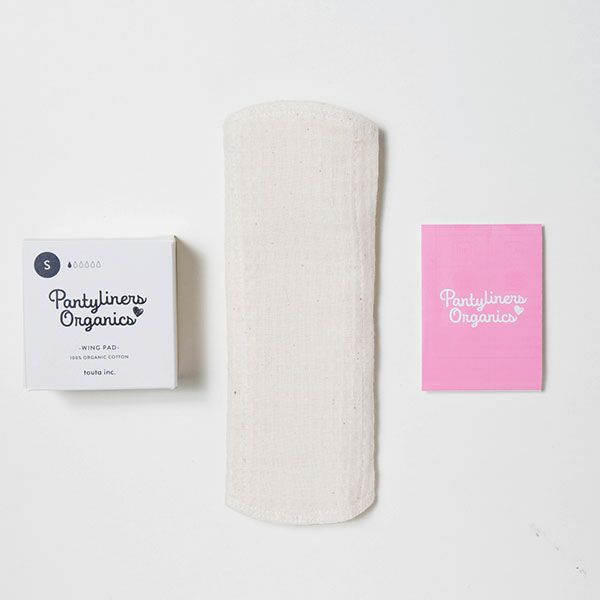 オーガニックコットン 羽つきパッド 昼用 S