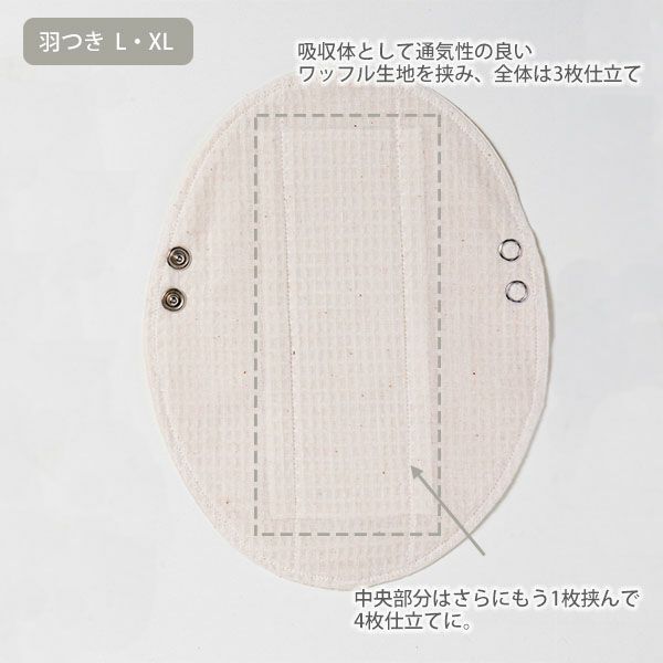 オーガニックコットン オーバーナイトセット(8点組) 夜用